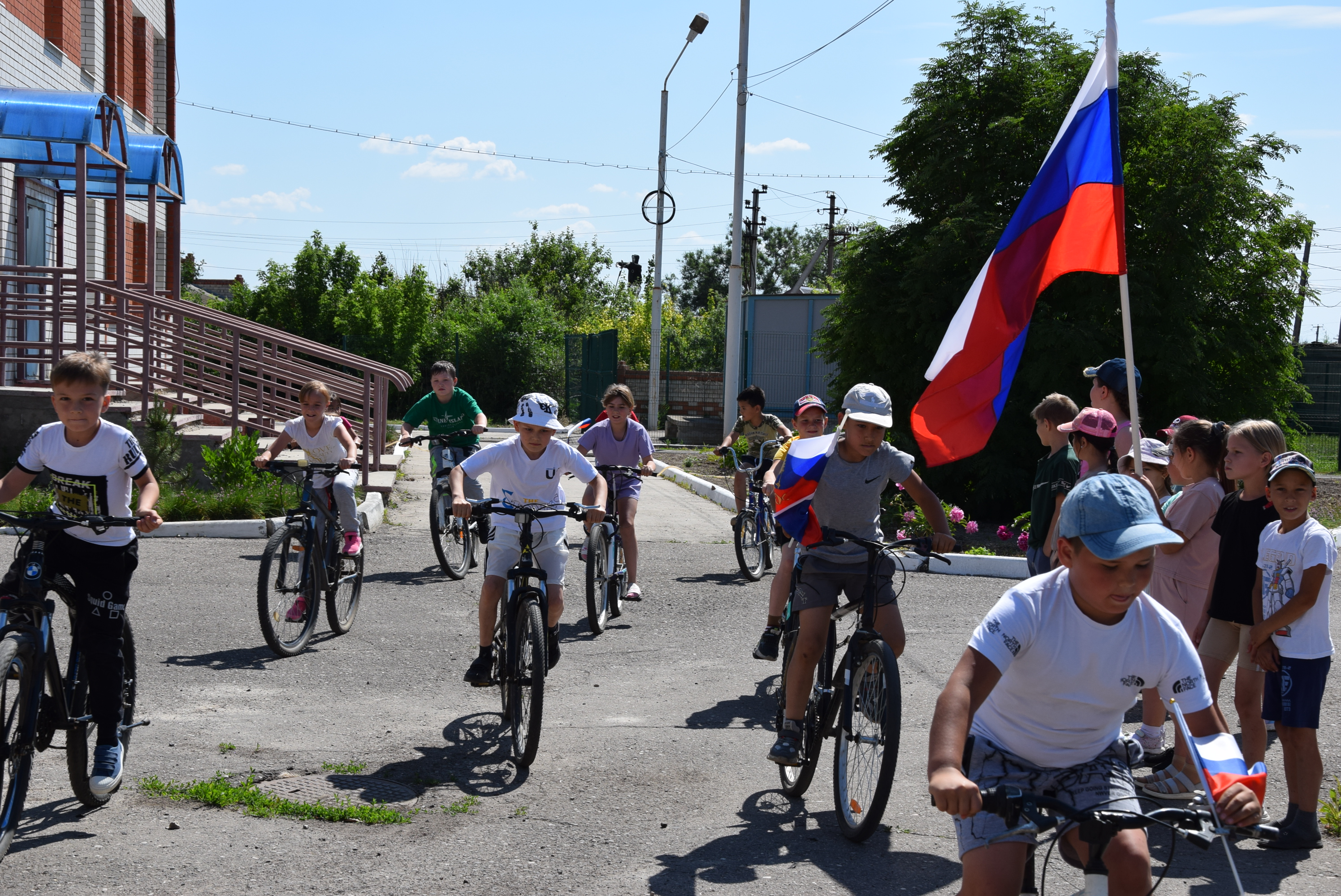 Велопробег ко Дню России.